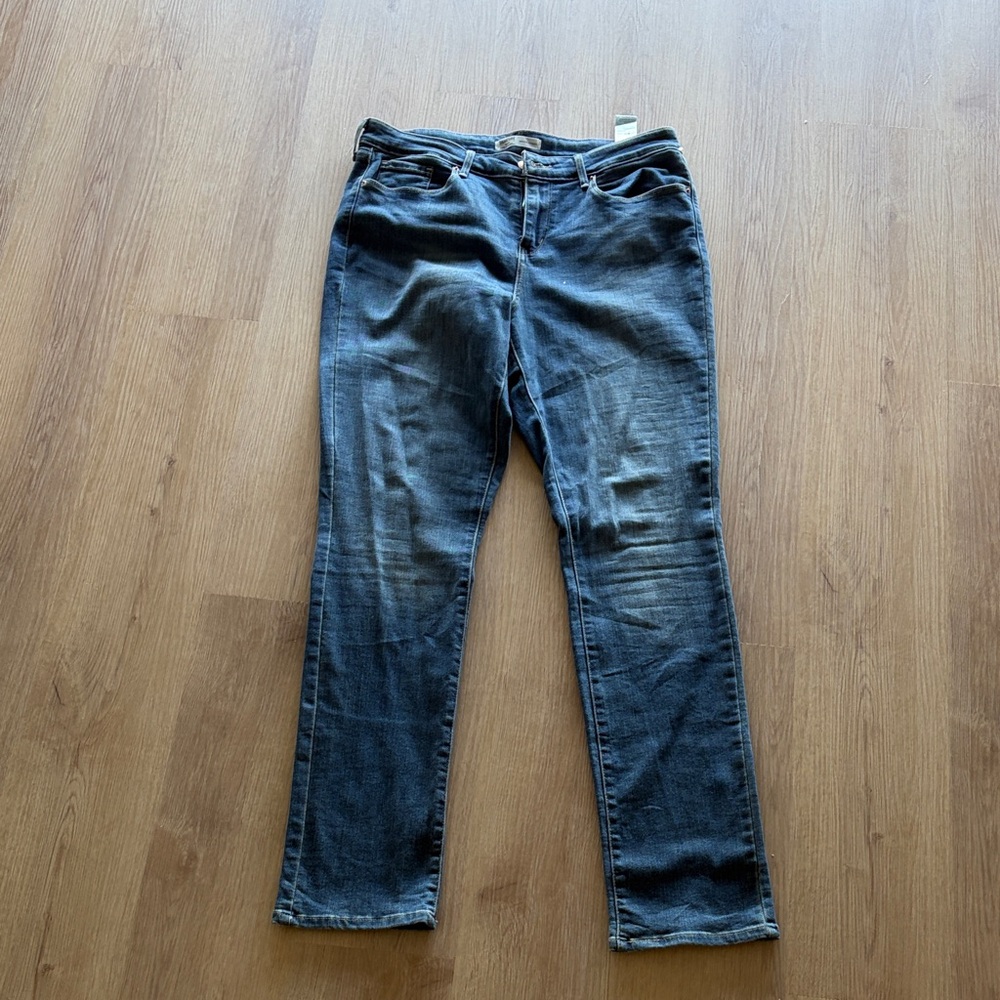 Classic Blue Straight Leg Women's Jeans